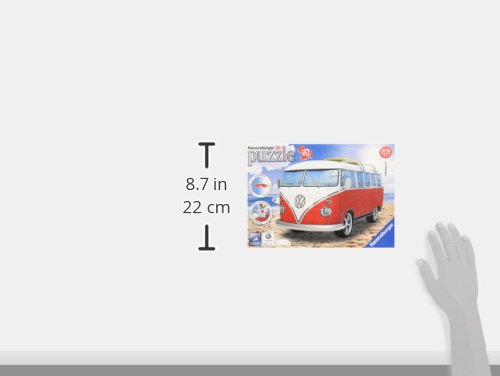 Ravensburger- Volkswagen Puzzle, Color Blanco/Rojo (Ravesnburger 12516)