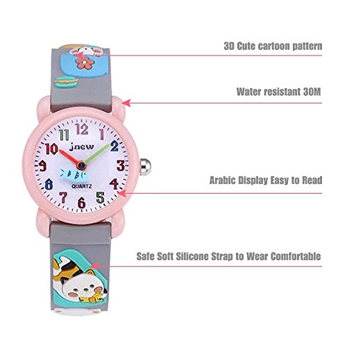 Regalo de Juguetes para Niños de Niñas de 3-12 Años, CYMY Niños Reloj de Pulsera Impermeable para Niños de 3-12 Años Reloj de Pulsera para Niñas de 3 a 12 Años Regalo para Niños Niños