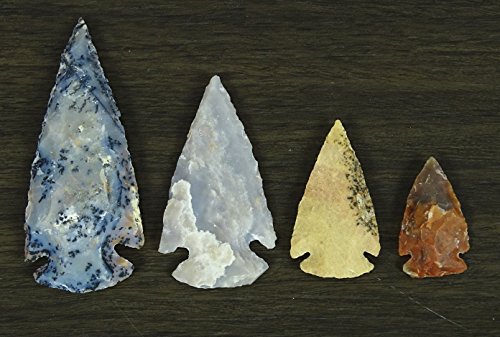 Reikiera Hecho a Mano de ágata de la India Piedra Pequeña Punta de Lanza de 8 Pulgadas Arrowheads