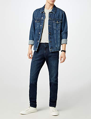 REPLAY Anbass Vaqueros Slim, Azul (Dark Blue 7), W29/L34 (Talla del Fabricante: 29) para Hombre