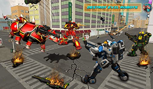 Rhino Robot vs Monster Truck