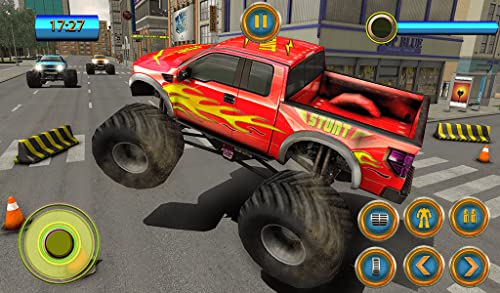 Rhino Robot vs Monster Truck