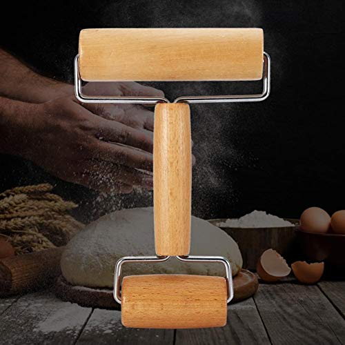 Rodillo de madera para repostería y pizza, utensilios de cocina #1