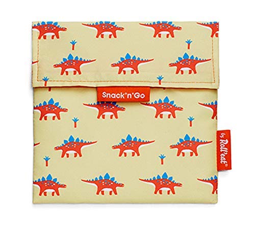 Roll'eat - Snack'n'Go Animals Panda - Bolsa Merienda Porta Sandwich Ecológica y Reutilizable sin BPA