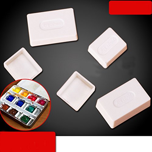 ROSENICE Acuarela Pintura Pan plástico vacío acuarela media sartenes para pintar 50pcs