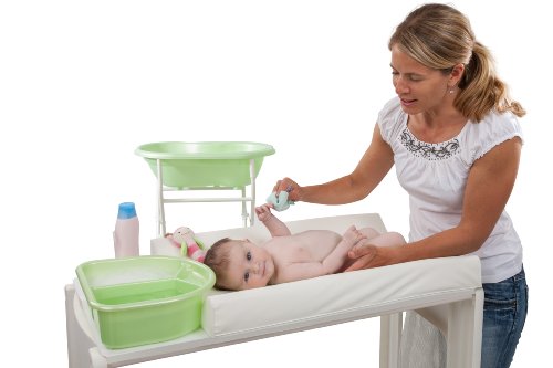 Rotho Babydesign Cambiador de cuña, Desde 0 meses, 70x50x10cm, Blanco, 200990001