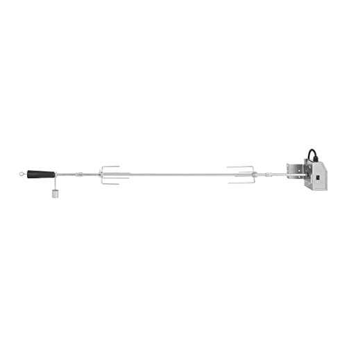 Royal Catering Pincho para Asados con Motor Asador Giratorio RCRR-150 (Capacidad de Carga: 7 kg, Longitud de Trabajo: 130 cm, Longitud Total: 140 cm)
