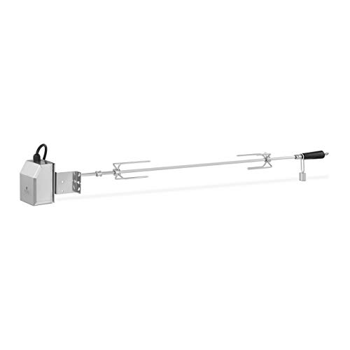 Royal Catering Pincho para Asados con Motor Asador Giratorio RCRR-150 (Capacidad de Carga: 7 kg, Longitud de Trabajo: 130 cm, Longitud Total: 140 cm)