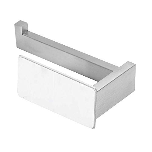 Ruicer Adhesivo Portarrollos Baño Portarollos Papel Higienico Sin Taladro Porta Papel Higienico de Acero Inoxidable Cepillado