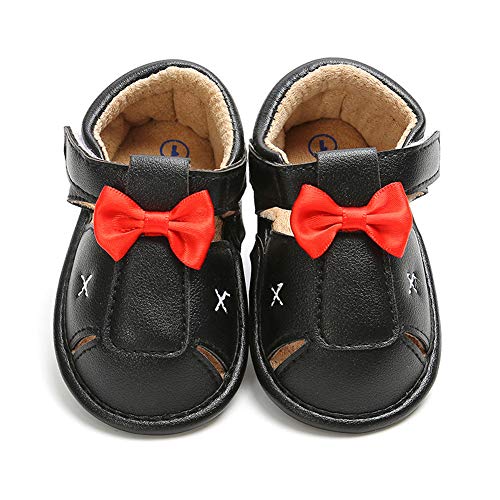 Sabe Baby Boys T-Tied Casual Sandalias de suela suave antideslizante Vestir Pram Zapatos, color Beige, talla 0-6 meses