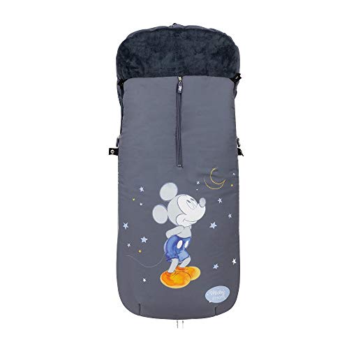 Saco de Silla de Paseo UNIVERSAL-INVIERNO-IMPERMEABLE (mickey mouse luna)