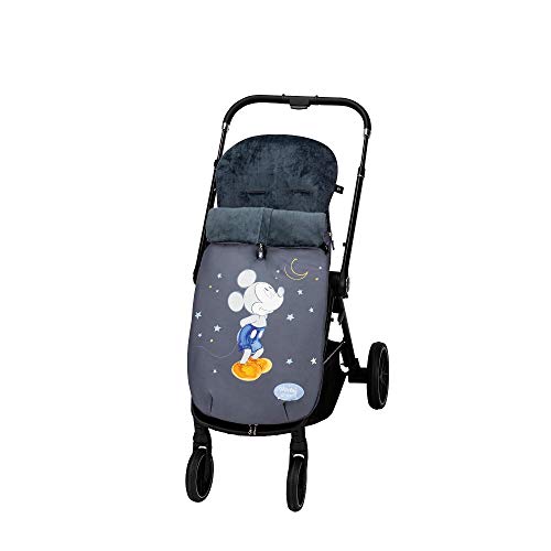 Saco de Silla de Paseo UNIVERSAL-INVIERNO-IMPERMEABLE (mickey mouse luna)