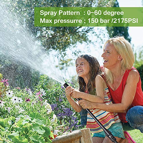 SAFETYON Boquilla de Arandela Alta Presión, Lanza de Karcher, Wash Giratoria Boquilla de Lavar Jet Lance Turbo Clean para Karcher K1-k7 (150Bar)