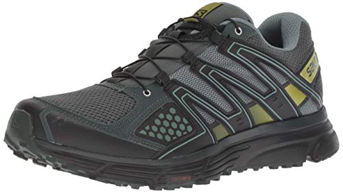 Salomon X-Mission 3, Zapatillas de Trail Running para Hombre, Verde (Urban Chic/Black/Guacamole), 43 1/3 EU