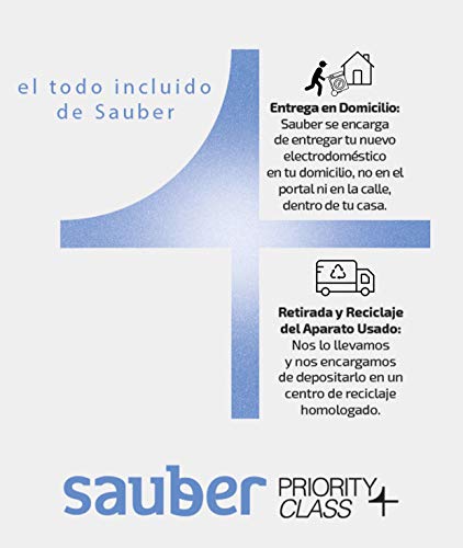 Sauber - COCINA SCI41GB 4 Quemadores - Gas Butano - 50X55 - Tapa Cristal - Color Inox