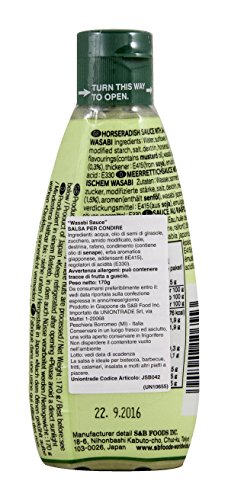 S&B Original Wasabi Sauce 170g