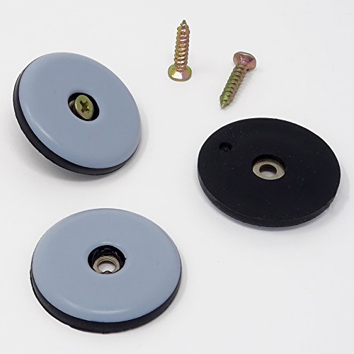 SBS protections en teflon | Ø 25 mm | Lot de 16 pièces | patins à visser | incl. Vis