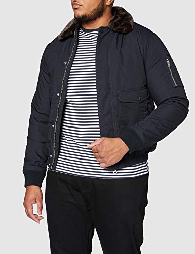 Schott NYC Air Chaqueta, Azul (Navy), Medium para Hombre