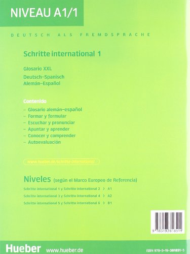 SCHRITTE INTERNATIONAL 1 KB+AB+CD+XXL (Schritte Inter ESP)