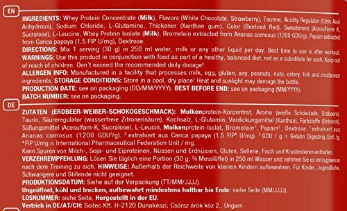 Scitec Nutrition 100% Whey Protein Professional Proteína Fresa Chocolate Blanco 2350g