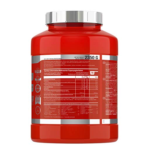 Scitec Nutrition 100% Whey Protein Professional Proteína Fresa Chocolate Blanco 2350g