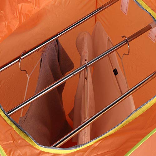Secadora de Ropa, tendedero eléctrico, Lavadora sin ventilación Secadora de Ropa Calentador 800W Eléctrico Plegable en Interiores Máquina de Secado en seco de Aire rápido(UE)
