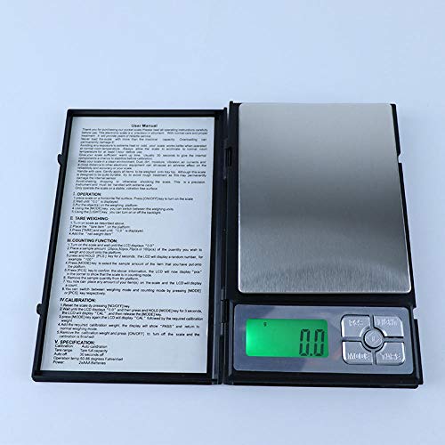 Sensor sensible de alta precisión, mini teléfono portátil, joyería, balanza electrónica, balanza de bolsillo, 0.1 g pequeña escala-100g / 0.01g