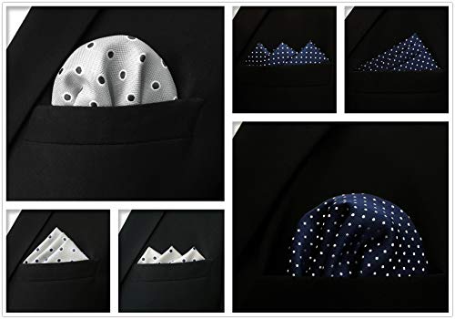 Shlax&Wing Hombres Mezclado Clasificado Patrón Pañuelo De Bolsillo Pañuelo Conjunto 5 PIEZAS POR CONJUNTO