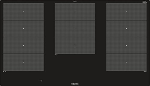 Siemens EX901LXC1E hobs Negro Integrado Con - Placa (Negro, Integrado, Con placa de inducción, Vidrio y cerámica, 2200 W, 24 cm)