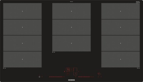 Siemens EX901LXC1E hobs Negro Integrado Con - Placa (Negro, Integrado, Con placa de inducción, Vidrio y cerámica, 2200 W, 24 cm)