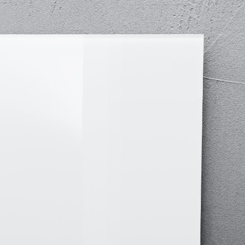 Sigel GL131 - Pizarra de cristal magnética, 78 x 48 cm, super blanco