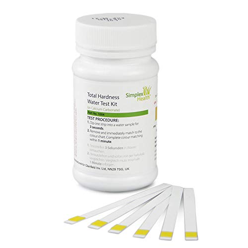 Simplex Health Total Dureza Agua Tiras Reactivas (50 Tiras)