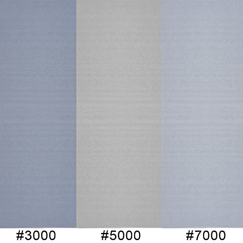 SIQUK 18 Piezas Papel de lija Mojado y seco Surtido de papel de lija 3000 5000 7000 Papel de lija de alto brillo 9 x 3,6 pulgadas Papel abrasivo para lijado de automóviles Acabado de muebles de madera