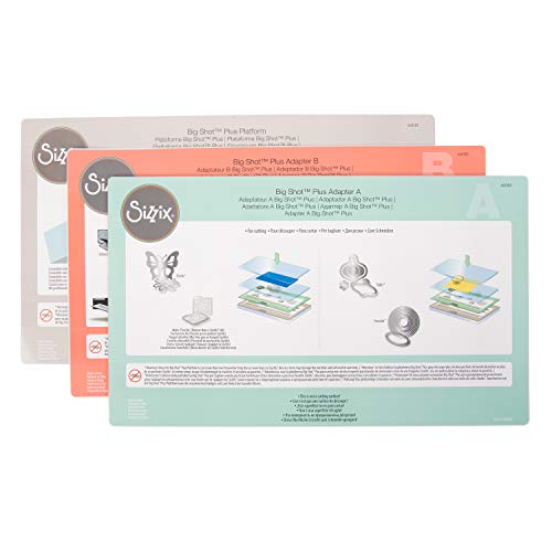 Sizzix 661546 Máquina de Troquelado Manual para Manualidades, álbumes de Recortes y Tarjetas, Apertura de 21 cm, Big Shot Plus Kit de Inicio My Life Handmade #2, 21cm