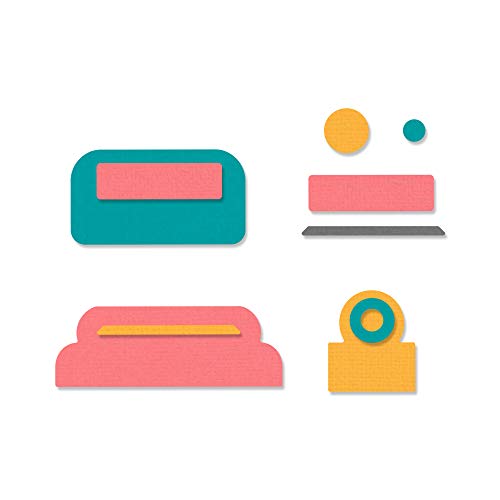Sizzix Thinlits Troqueles 4PK Pestañas de página