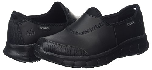 Skechers Sure Track, Zapatos de trabajo para Mujer, color Negro, 39 EU