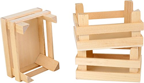 Small foot company - Caja pequeña, natural (Set de 3)