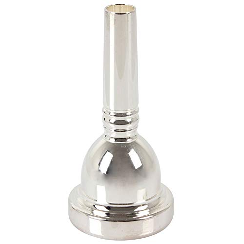 SODIAL 12C Pequena Cana Trombon Plata Boquilla Nuevo