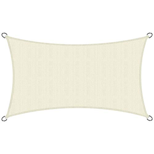 Sol Royal SolVision HS9 Vela de Sombra Toldo Parasol 300x200 cm HDPE Transpirable Crema protección UV