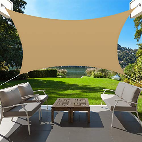 Sol Royal SolVision PS9 Vela de Sombra Toldo Parasol 300x200 cm PES Repelente del Agua Arena protección UV