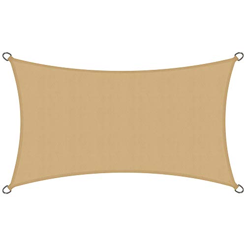 Sol Royal SolVision PS9 Vela de Sombra Toldo Parasol 300x200 cm PES Repelente del Agua Arena protección UV