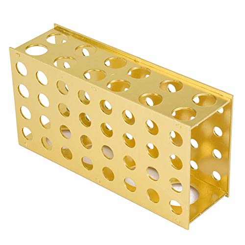 Soporte para tubos de ensayo - Tubo de ensayo de aluminio Soporte de bastidor Organizador de tubos de laboratorio 4 tipos Diámetro del agujero 8/12.3/18 / 30mm