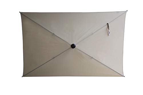 SORARA Porto Parasol Sombrilla Jardin, Arena, 300 x 200 cm (3 x 2 m)