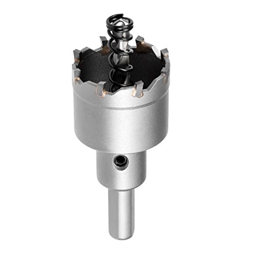 sourcing map taladro metal de Taladro Cortador de Agujeros de Carburo para aleación de acero inoxidable de 35mm