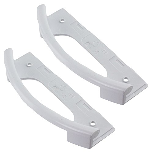 Spares2go tirador de puerta para Bosch KDF serie nevera congelador (blanco, Pack de 2)