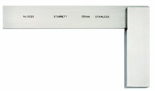 Starrett 3020M-150 - Escuadra (acero refractario, 150 x 100 mm)