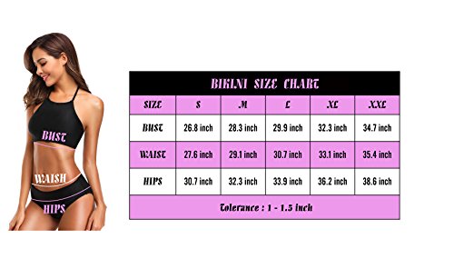 SUGARHE Traje de baño para Mujer,Fondo Helado Bombones Impresión Ideal,Conjunto de Bikini para niñas Dividido(XL)