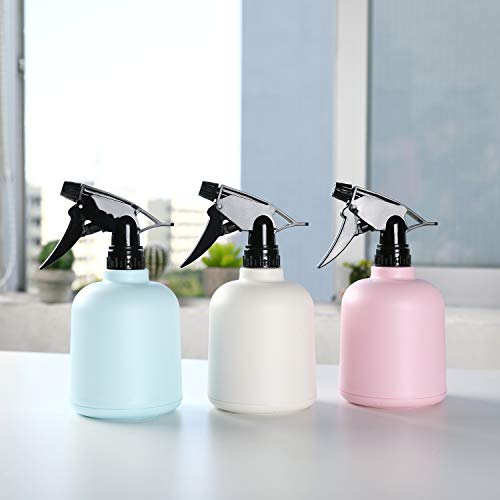 T4U Planta de Plástico Mister, Botella de Spray de Niebla Fina con Gatillo de Bomba Superior, Regadera de Planta de Interior Rociador de Agua para Flores Plantas Jardín de Casa, Azúl (600ML)