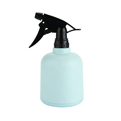 T4U Planta de Plástico Mister, Botella de Spray de Niebla Fina con Gatillo de Bomba Superior, Regadera de Planta de Interior Rociador de Agua para Flores Plantas Jardín de Casa, Azúl (600ML)