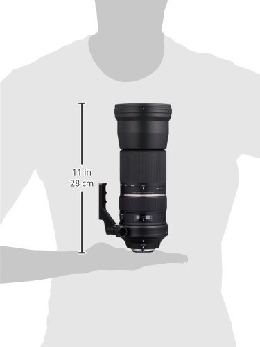 Tamron SP 150-600 MM F/5-6,3 Di VC USD - Objetivo para Nikon (Distancia Focal 150-600mm, Apertura f/5-6.3, estabilizador, diámetro: 95mm) Color Negro - Incluye Parasol y Montura para trípode